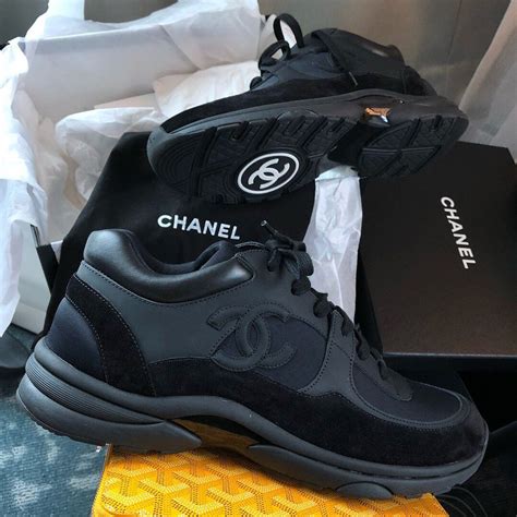 men chanel runners|chanel trainers all black.